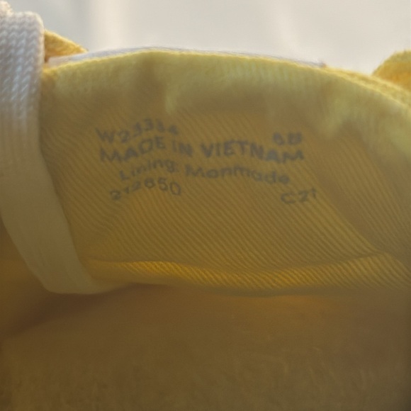 Cole Haan Grand Pro Rally Canvas Court Sneaker Dandelion Yellow . Size 8 B - Picture 7 of 8